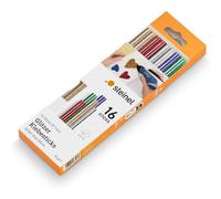Bâtonnets De Colle Pailletée Ø 7 Mm 16 Bâtonnets,96 G,150 Mm De Longueur,Colle Chaude Colorée En 5 Couleurs Différentes,Ø 7 Mm,16 Pièces