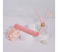 Bâtonnets de diffuseur de parfum - Set de bâtonnets diffuseurs évaporatifs sans flamme colorés, décoration de rotin aromatique, aromathérapie, rafraîchisseur d'air, diffuseur, cadeau, décoration d'int