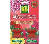 Bâtonnets de Nutriments pour Plantes Fleuries, 40 Bâtons