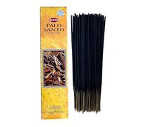 Bâtonnets d'encens Hem Palo Santo - 1 Paquet de 100 g (80-90 Bâtonnets) - Aromathérapie - Méditation - Yoga - Emballage Écologique