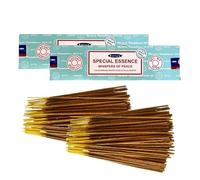 Bâtonnets d'encens Satya Special Essence - 2 Paquets de 100g (Entre 160 et 180 bâtonnets) - Aromathérapie - Méditation - Yoga - Emballage écologique