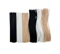 Bâtonnets diffuseurs classiques mode noir/blanc/beige, convient pour les bouteilles de diffuseur d'arôme de 200-500 ml Noir ondulé,Mixte hétéro,Noir raide,Beige raide,Blanc raide,Beige ondulé,Ondulés 