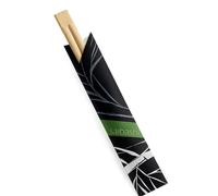 Bâtonnets Sushi Jetables Japonais En Bambou 21 Cm Naturel 100 Pz Leone - Paire