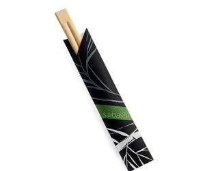 Bâtonnets Sushi Jetables Japonais En Bambou 21 Cm Naturel 100 Pz Leone - Paire