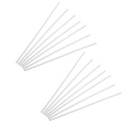 Bâtons de Colle Chaude Blancs Thermofusibles 20 Pièces | Pvc, Solidification Rapide et Forte Adhérence, Usage en Atelier et Projets, Lot de Bâtons Longs
