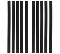 Bâtons de colle thermofusible 11 x 200 mm, colle artisanale en caoutchouc à forte adhérence pour haute température 60 W + pistolets à colle, modèle de réparation de bricolage, (Noire)