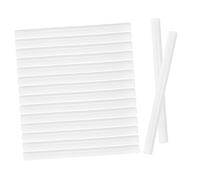Bâtons de Colle Thermofusible 16pc EVA Blanc Noël pour Bricolage | Multi-surface, Réglage Rapide, Carton et Métal, Activités Scolaires, Usage Maison, Lot de 16 Pièces
