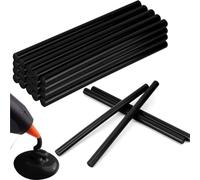 Bâtons de colle thermofusible noire EVA for réparation bosses voiture | Adhésif coloré for les réparations générales de bricolage et d'artisanat(50PCS,7X100mm)