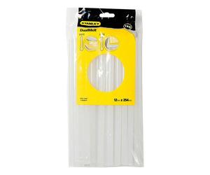 Bâtons de colle transparente pour pistolet à colle Stanley Ø 12 mm - Sachet de 1 kg
