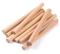 Bâtons en bois paquet de 2 diamètre 12-60 mm longueur 10-120 cm(45mm,50cm)
