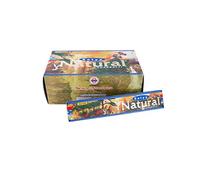 Bâtons encens Naturel Nag Champa - Naturel, Boîte de 12 Paquets, Boîte de 12 Paquets