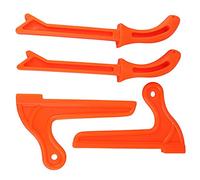 Bâtons Poussoirs de Sécurité, Poignée de Bloc Poussoir de Scie à Table Bâtons Poussoirs à Bois en Plastique pour Scie à Table Menuiserie(orange)