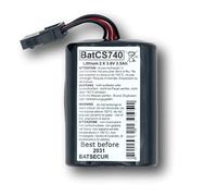 BATSÉCUR - Pile Alarme BATCS740 Compatible BAT-MCS740 VISONIC MCS-740-2 x 3.6V 3.5Ah / 25.2Wh Li-SOCl2