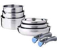 Batteire de cuisine 8 pièces acier inoxydable Arthur Martin AM1529