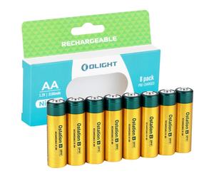 Batterie 1,2 V Ostation B Pro AA 2100 mAh - 8 pcs. Olight