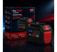 Batterie 12,0 Ah compatible avec le système Bosch Professional 18 V – Batterie de rechange Li-ion haute performance pour les outils GBA et ProCORE, avec indicateur LED