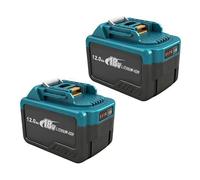 Batterie 18 V 12.0 Ah lithium-ion haute puissance, compatible avec les outils Jardinage et Bricolage sans fil Makita