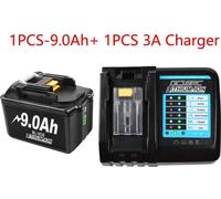 batterie 18V Li-Ion pour outils Makita LXT, 9Ah, bleu ciel, compatible avec BL1830B/BL1840B/BL1860
