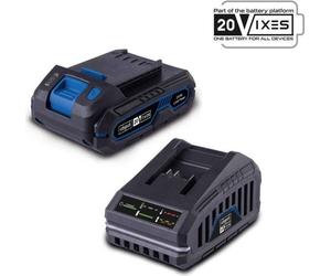Batterie 2.0Ah 20V + Chargeur SCHEPPACH - Universelle Gamme 20V IXES