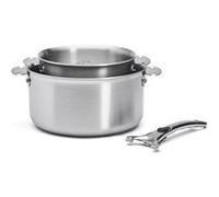 Set de casseroles ALCHIMY LOQY, 2 pc, argent, acier inoxydable, de Buyer