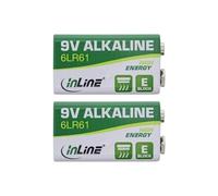 - Batterie 2 x 6LR61 - Alcaline - 500 mAh