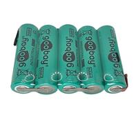 Batterie 6V 2100mAh NiMH AA HR6 ¿ Pack 5xAA avec Languettes à Souder
