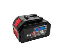 Batterie 8,0 Ah compatible avec système Bosch Professional 18 V - Batterie de rechange pour ProCORE & GBA 18 V - Batterie lithium-ion haute performance avec indicateur LED - Longue durée de vie pour