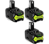 Batterie, 8000 mAh, 18 V, compatible avec Ryobi, lot de 3