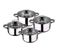 Batterie 8pc inox adapté à l'induction Hita Collection