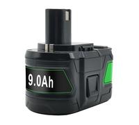 batterie 9000mAh pour outils Ryobi, 18V Li-Ion, option haute capacité , 1 batterie 9,0 Ah