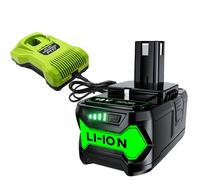 batterie 9000mAh pour outils Ryobi, 18V Li-Ion, option haute capacité , 1Ps 6.0 avec chargeur