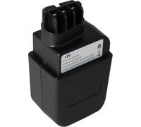 Batterie adaptée à Metabo 6.30071, 6.31723, 12V, 3,0Ah NiMH