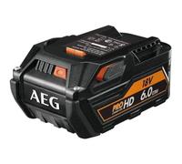 Batterie AEG - L1860R HD - 18V Lithium-ion 6 0Ah HD - Orange - Secteur