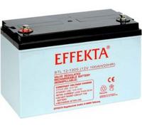 Batterie AGM 12V 120Ah Effekta BTL 12-120S – adaptée aux boîtiers d'onduleurs de petite taille, aux systèmes d'alimentation de secours et aux applications télécom