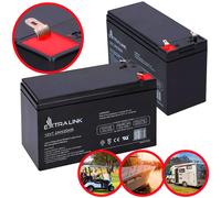 Batterie AGM 12V 7Ah sans entretien onduleur système d'alarme surveillance jo...