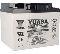 Batterie AGM au plomb Yuasa NPC38-12I, 12V, 38Ah, avec filetage intérieur M5