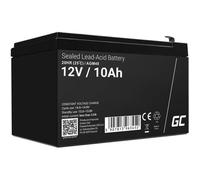 GreenCell® Rechargeable Batterie AGM 12V 10Ah accumulateur au Gel Plomb Cycles sans Entretien VRLA Battery étanche UPS | USV | Système UPS | Batterie de Secours | Batterie de résérve