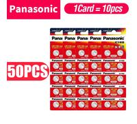 Batterie alcaline Panasonic AG10 LR1130 SR54 1,55 V | 2-50 pièces haute capacité longue durée pour montres, jouets, calculatrices, porte-clés