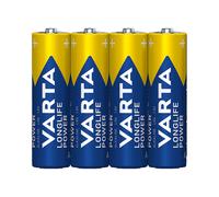 Batterie Alcaline Varta High Energy AA LR6 1.5V - Blister de 4, Dimensions 14.5 x 50.5 mm, Poids 23.8g, Usage Unique, Code SH 85068080