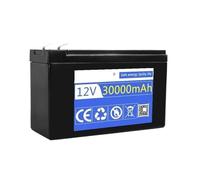 Batterie Au Lithium 12V 30ah Avec Chargeur 30a BMS 3a, Courant Élevé For Pulvérisateur, Jouet For Enfants, Voiture, Énergie Solaire, Prête À L'emploi(1PCS)