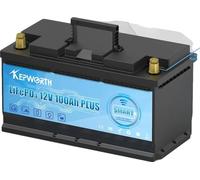 Batterie au lithium à cycles profonds, BMS intelligent 100 A, surveillance Bluetooth, 12 V 100 Ah Bluetooth