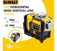 Batterie au lithium DeWalt DW089LG 12V 12 lignes 360° ° Niveau laser vert pour utilisation en extérieur UK