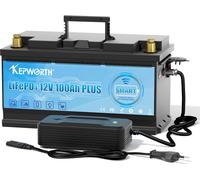 batterie au lithium-phosphate de fer 12V, capacité : jusqu'à 180Ah, longue durée de vie des cycles ,12V 100AH BT