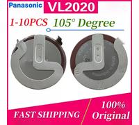 Batterie au Lithium Rechargeable Panasonic 2020 originale, 1 à 10 pièces, VL2020, avec pieds à 105 degrés pour e voiture, 100% neuve