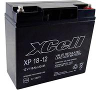 Batterie au plomb 12 V 18 Ah XCell XP1712 plomb (AGM) (l x H x P) 181 x 167 x 77 mm raccord à vis M5 sans entretien, certification VdS