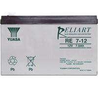 Yuasa Batterie au plomb RE7-12 12 V 7 Ah AGM sans entretien 151×98×65 mm cosses 6,35 mm