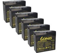 Batterie au plomb 72V 24Ah ( 6x 12V 24Ah) compatible SXT Raptor V3 u.a.