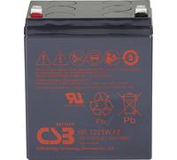 Batterie au plomb CSB Battery HR 1221W high-rate HR1221WF2 12 V 5 Ah plomb (AGM) (l x H x P) 90 x 106 x 70 mm cosses plates 6,35