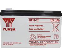 Batterie au plomb Yuasa NP12-12 12 V 12 Ah plomb (AGM) (l x H x P) 151 x 98 x 98 mm cosses plates 6,35 mm sans entretien