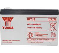 Batterie au plomb Yuasa NP7-12 12 V 7 Ah plomb (AGM) (l x H x P) 151 x 98 x 65 mm cosses plates 4,8 mm sans entretien